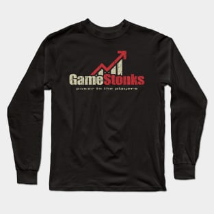 GameStonks 2021 Distressed Long Sleeve T-Shirt